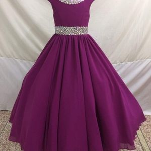 Pageant dress purple  Dandan li custom size 5 6